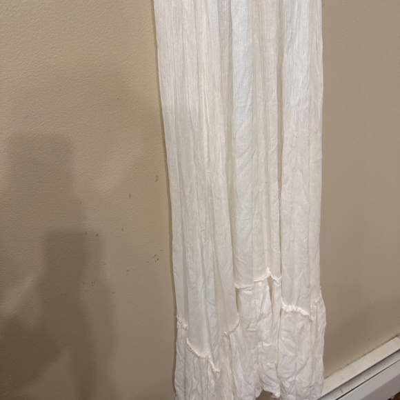 NWOT Free People Fun In The Sun Maxi Dress Smocked Top Tiered Hem Ivory White - Picture 7 of 9